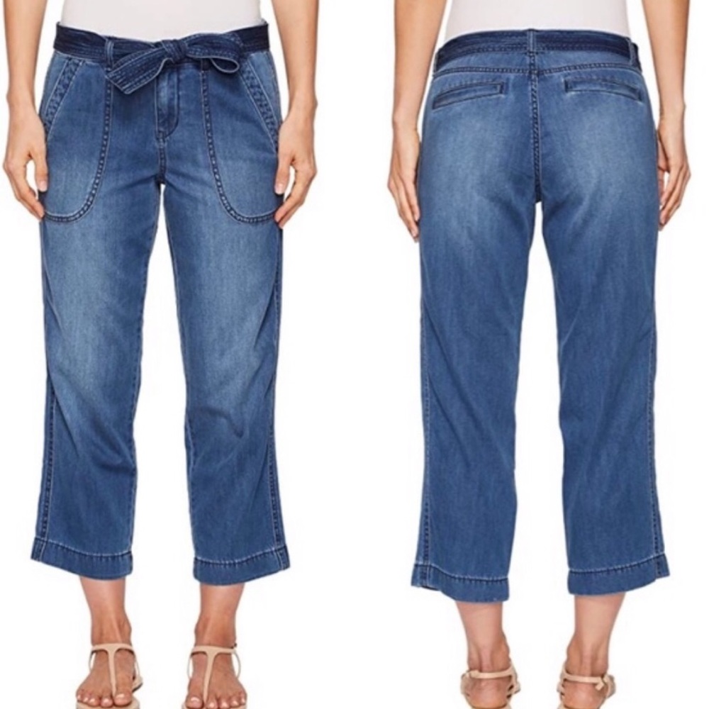 Liverpool Jeans Norah Crop Wide Leg Jeans 12